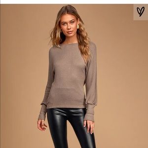 NWT LuLus long sleeve top